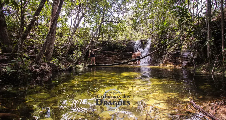 Janeiro em Pirenópolis curtindo as Cachoeiras dos Dragões - Faça sua reserva