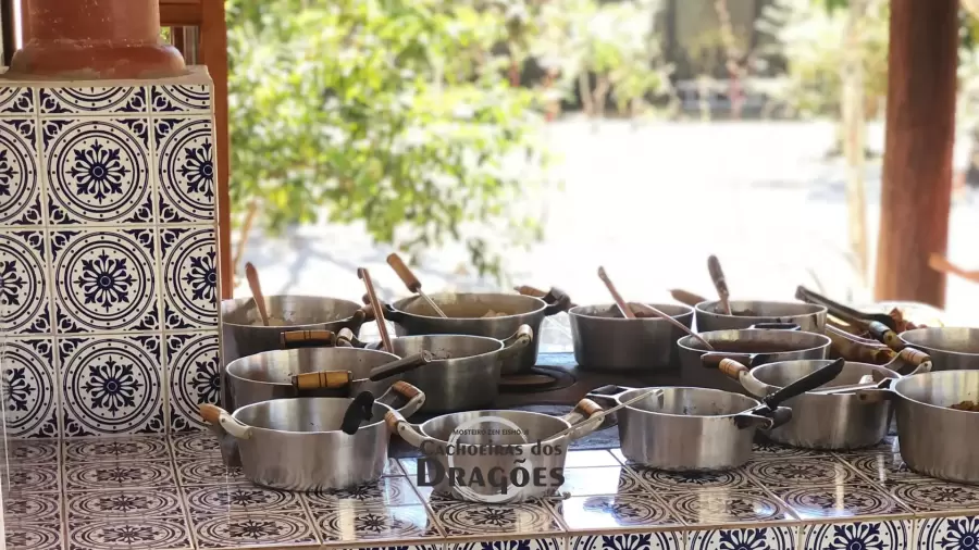 Restaurante Fênix e Dragões - Cachoeira dos Dragões em Pirenópolis - Goiás